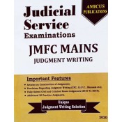 Amicus Publication's Judicial Service Examinations JMFC Mains: Judgement Writing  by Adv. Rajan Gunjikar [Edn. 2020]